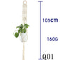 Flower Pot Net Bag Beige Cotton Rope Indoor Plant Hanger Hanging