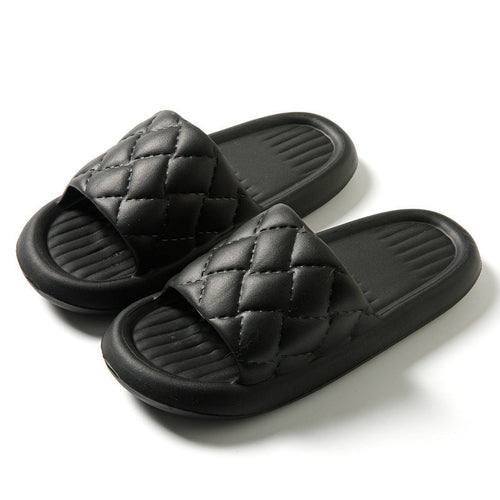 New Rhombus Home Slippers Summer Non-slip Floor Bathroom Slipper