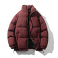 Men's Stand Collar Loose And Warm Down Coat