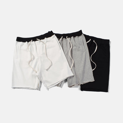 High Street Style Plain Loose Edge Shorts