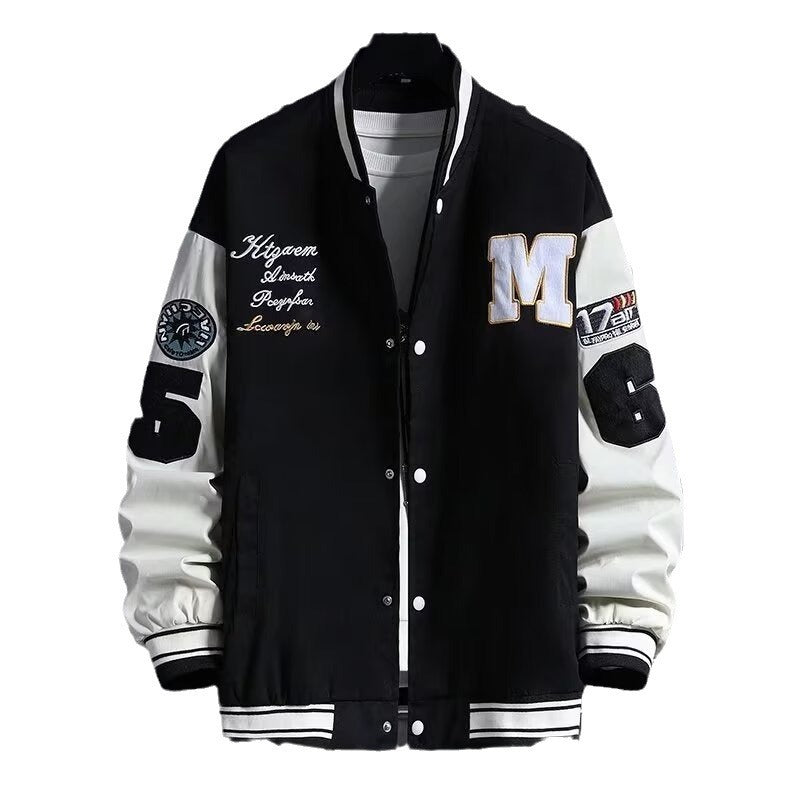 Junior High School Student Baseball Jacket Loose Style
