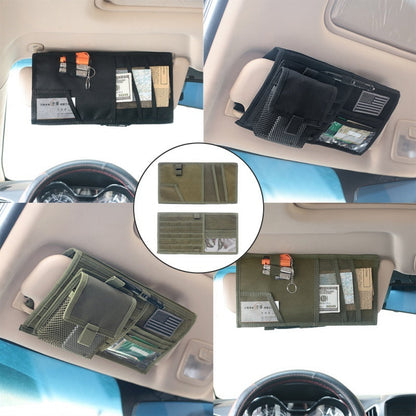 Vehicle Visor Panel Truck Car Sun Visor Organizer CD Bag Holder Car
