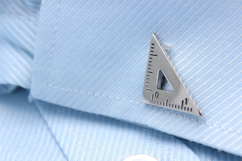 Triangle & Protractor Cufflinks