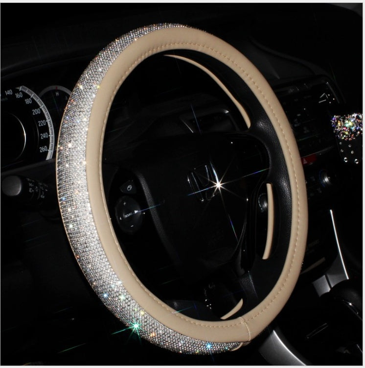 Car steering sparkling cover