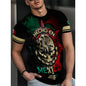 Men's Short-sleeved T-shirt Business Casual Series Digital 3D Printing