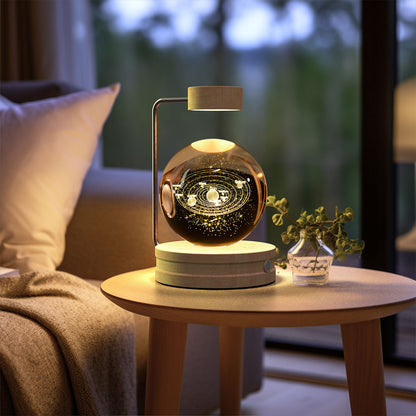 Crystal Ball Cosmic Indoor Night Light USB Power  Bedside Light