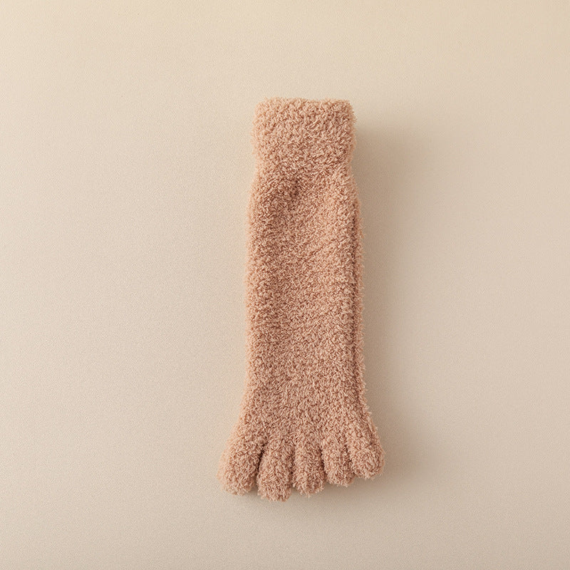 Women's Fleece-lined Toe Socks