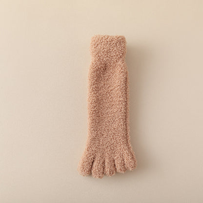 Women's Fleece-lined Toe Socks