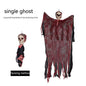 Halloween Hanging Ghost Pendant Dyed Blood Horror Skull Pendants For