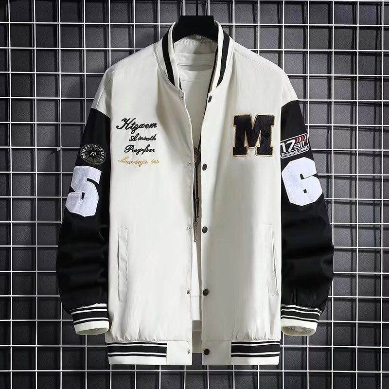 Junior High School Student Baseball Jacket Loose Style