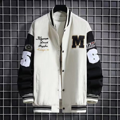 Junior High School Student Baseball Jacket Loose Style