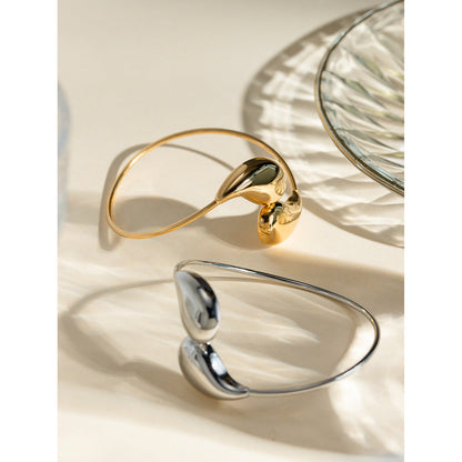 Fashion Jewelry Minar Hip Hop Metallic Irregular Water Drop Twist