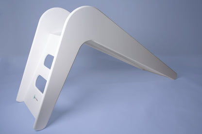 Timeless White Wooden Indoor Slide