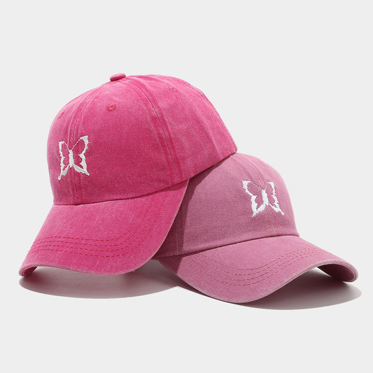 Butterfly Embroidered Sun Hat
