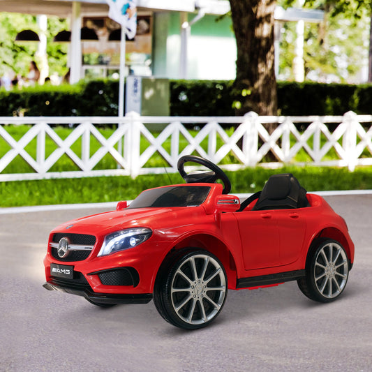 Qaba 6V Mercedes Kids Car Licensed Benz Ride On Car