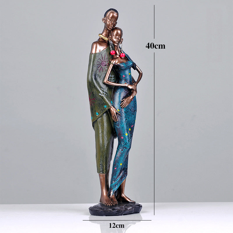 Couple figure decorations
