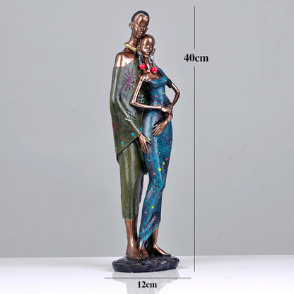 Couple figure decorations