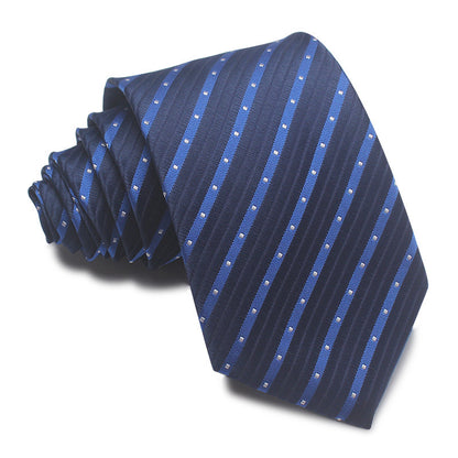 8CM Striped Tie Men's Business Formal