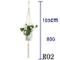 Flower Pot Net Bag Beige Cotton Rope Indoor Plant Hanger Hanging