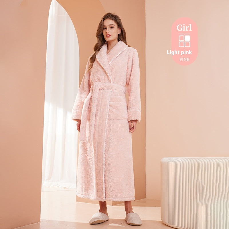 Thickened Cotton Velvet Robe