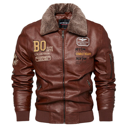 Slim Fit Leather Jacket