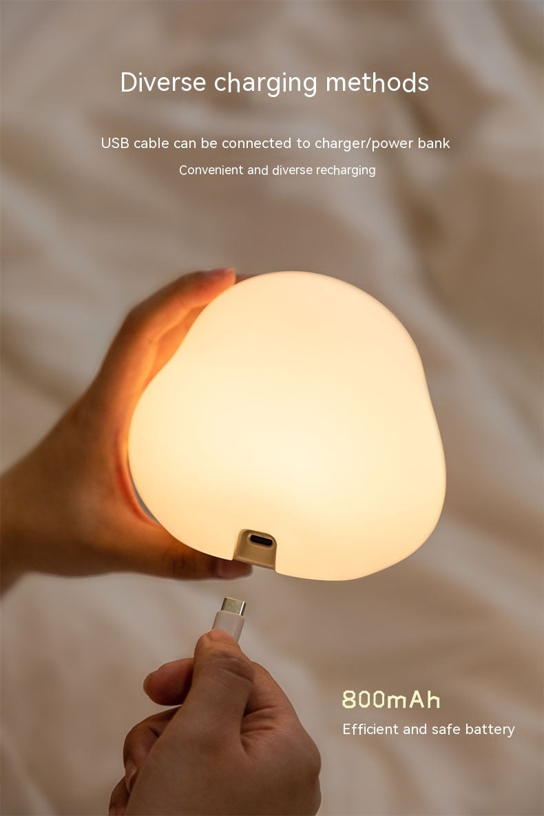 Cute Duck LED Night Lamp Cartoon Silicone USB Rechargeable Sleeping