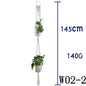 Flower Pot Net Bag Beige Cotton Rope Indoor Plant Hanger Hanging