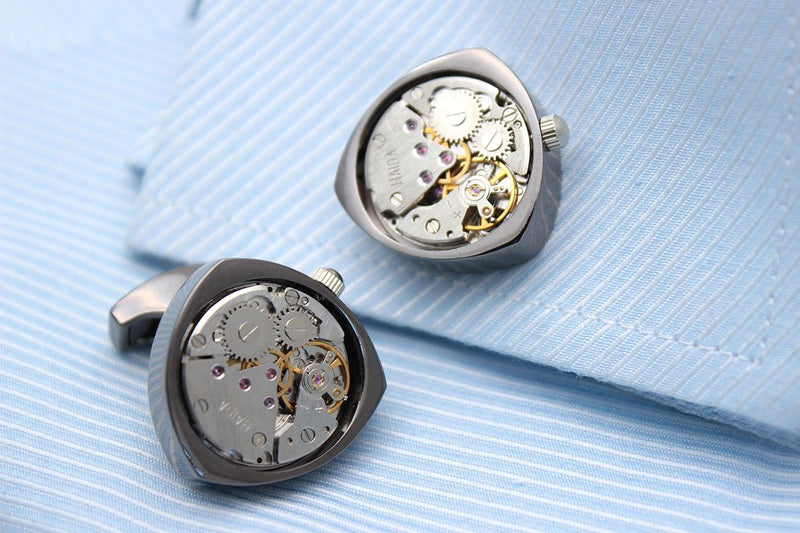 Rotor Motors Watch Engine Cufflinks