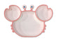 Silicone Baby Dishes for Children's Tableware Plate Non-slip Baby