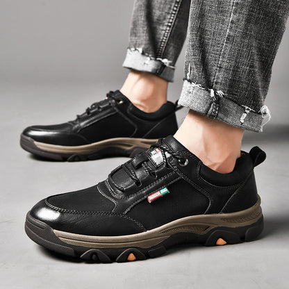 Men's Round Toe Leather Shoes