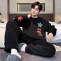Thickened Coral Velvet Pajamas Suit