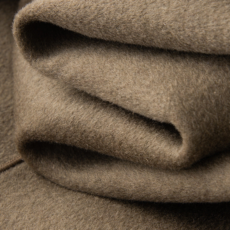 Mid-length Down Double-sided Cashmere Men's Casual Coat