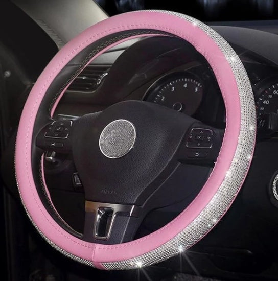 Car steering sparkling cover