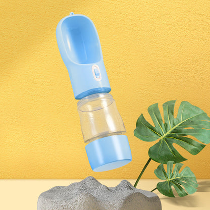 Pet Dog Water Bottle Feeder Bowl Portable Water Food Bottle Pets