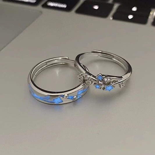 Couple Luminous Elegant Ring