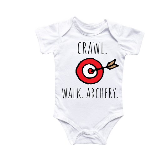 Archery Bow Arrow - Baby Boy Girl Clothes Infant Bodysuit Funny Cute