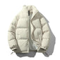 Men's Stand Collar Loose And Warm Down Coat