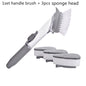 2 In1 Long Handle Cleaning Brush With Removable Brush Head Ktichen