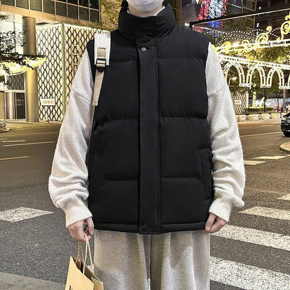 Collar Vest Winter plus Size Padded Jacket