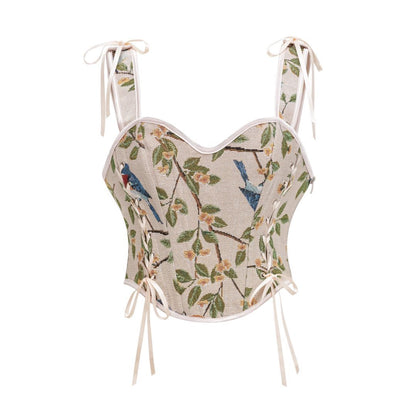 Women's Slim Fit Printed Sexy Vest