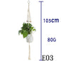 Flower Pot Net Bag Beige Cotton Rope Indoor Plant Hanger Hanging