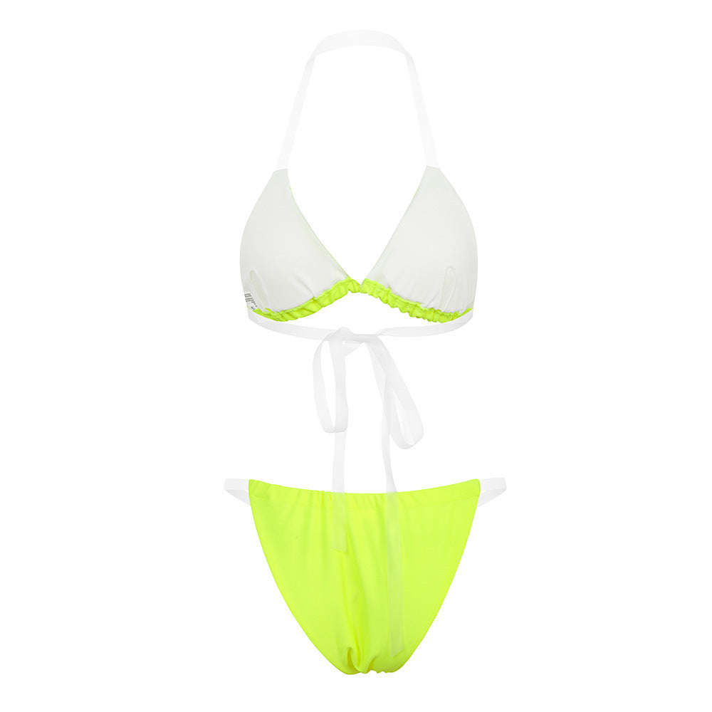 Bikini + long sleeve blouse three-piece swimsuit