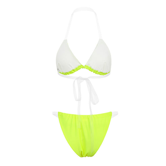 Bikini + long sleeve blouse three-piece swimsuit