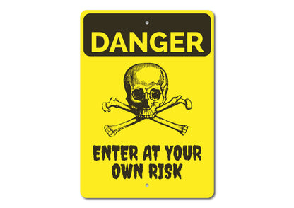 Halloween Danger Sign