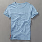 Men's Short-sleeved T-shirt Japanese Style Men's Clothing Round Neck Slim Fit