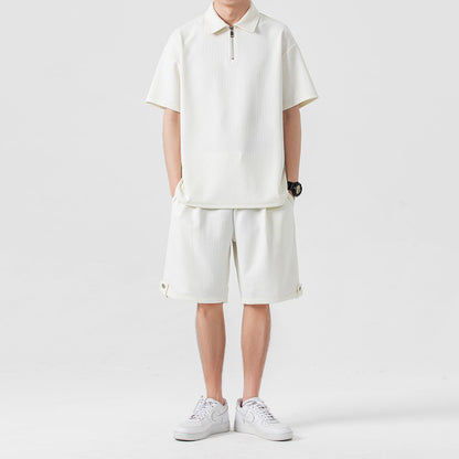 Polo Shirt Sports Shorts Trendy