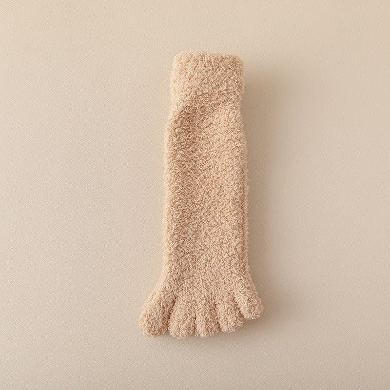 Women's Fleece-lined Toe Socks
