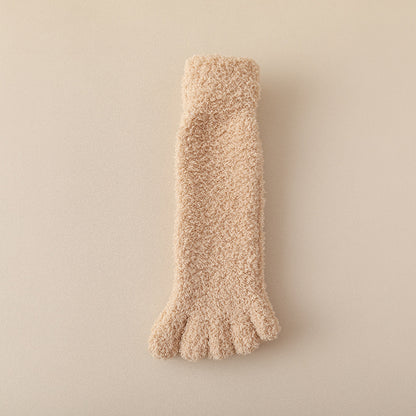 Women's Fleece-lined Toe Socks