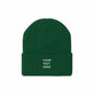 Personalized Knit Beanie, Custom Knit Beanie, With Your Own Text,