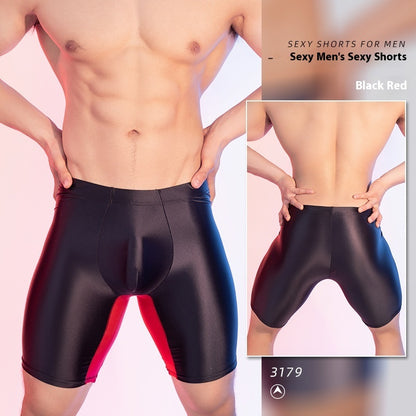 High Elasticity Glossy Ice Silk Sexy Fitness Shaping Leggings